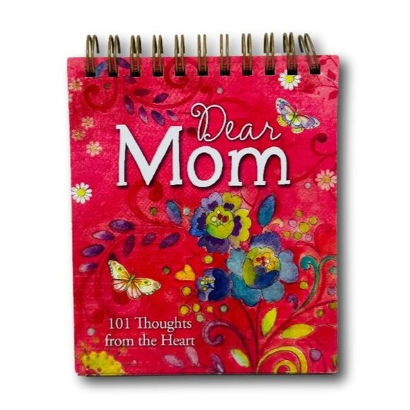 Dear Mom 101 Thoughts From The Heart Spiral Book By Brownlow Gifts - Picture 1 of 2